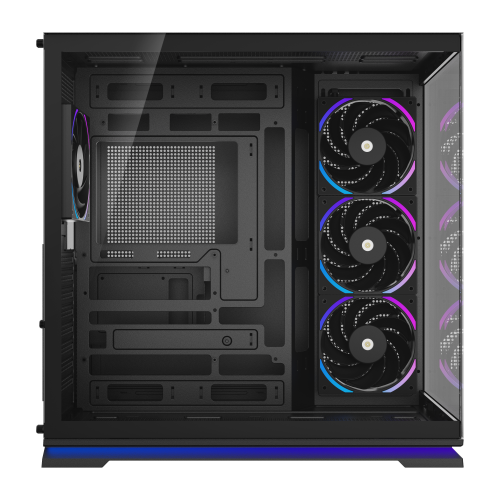 Powercool Plasma Mid Tower Gaming Case - Black 
